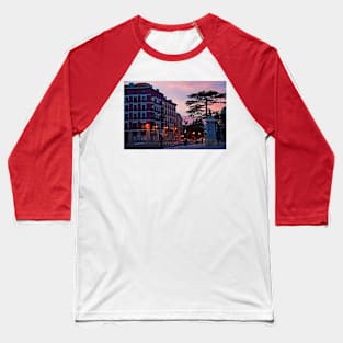 Spain. Madrid in Pink. Baseball T-Shirt